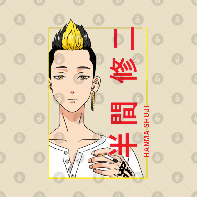 Hanma Tokyo Revengers Yellow Flame Look by Otaku Vibes