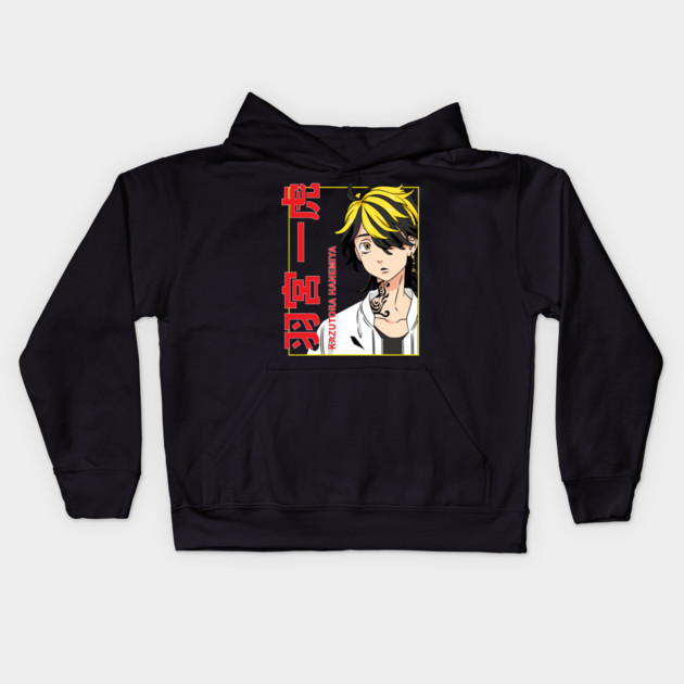 Tokyo Revengers Kazutora Edge Style Kids Hoodie by Otaku Vibes