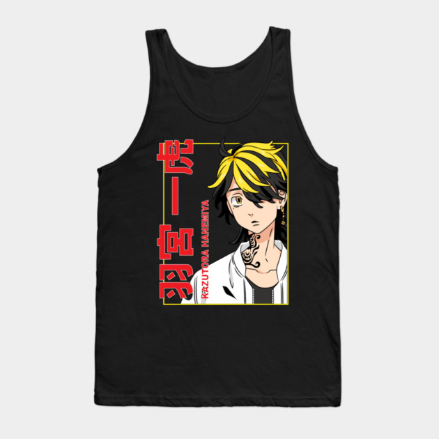 Tokyo Revengers Kazutora Edge Style Tank Top by Otaku Vibes