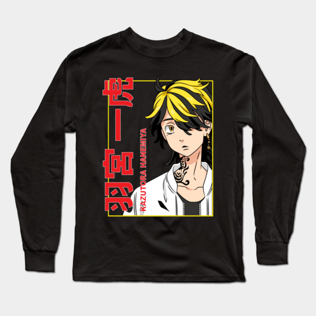 Tokyo Revengers Kazutora Edge Style Long Sleeve T-Shirt by Otaku Vibes