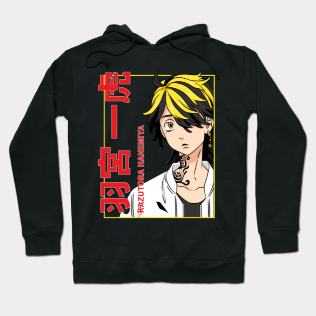Tokyo Revengers Kazutora Edge Style Hoodie by Otaku Vibes