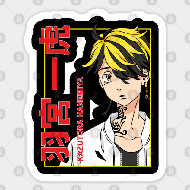 Tokyo Revengers Kazutora Edge Style Sticker by Otaku Vibes