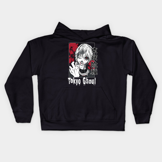 Kaneki One-Eyed Ghoul Transformation – Tokyo Ghoul Kids Hoodie by Otaku Vibes