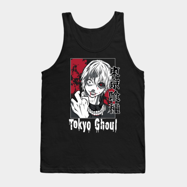 Kaneki One-Eyed Ghoul Transformation – Tokyo Ghoul Tank Top by Otaku Vibes