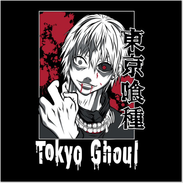 Kaneki One-Eyed Ghoul Transformation – Tokyo Ghoul Wall Art by Otaku Vibes