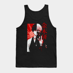 Kaneki Dual Form Tokyo Ghoul Red Art Tank Top