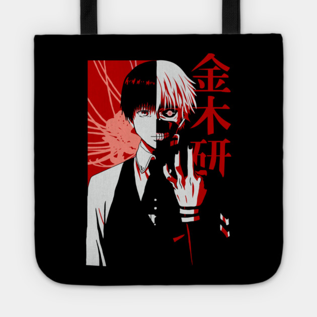 Kaneki Dual Form Tokyo Ghoul Red Art Tote by Otaku Vibes