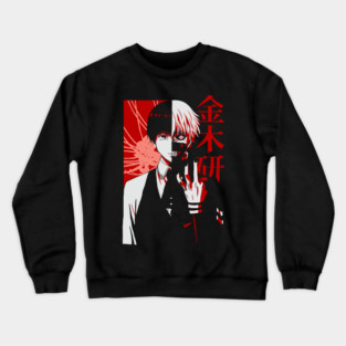Kaneki Dual Form Tokyo Ghoul Red Art Crewneck Sweatshirt