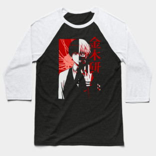 Kaneki Dual Form Tokyo Ghoul Red Art Baseball T-Shirt