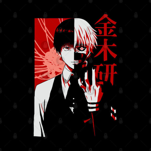 Kaneki Dual Form Tokyo Ghoul Red Art by Otaku Vibes