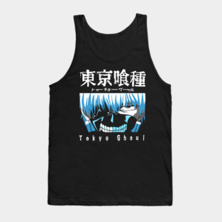 Kaneki Mask Close-Up Tokyo Ghoul Art Tank Top