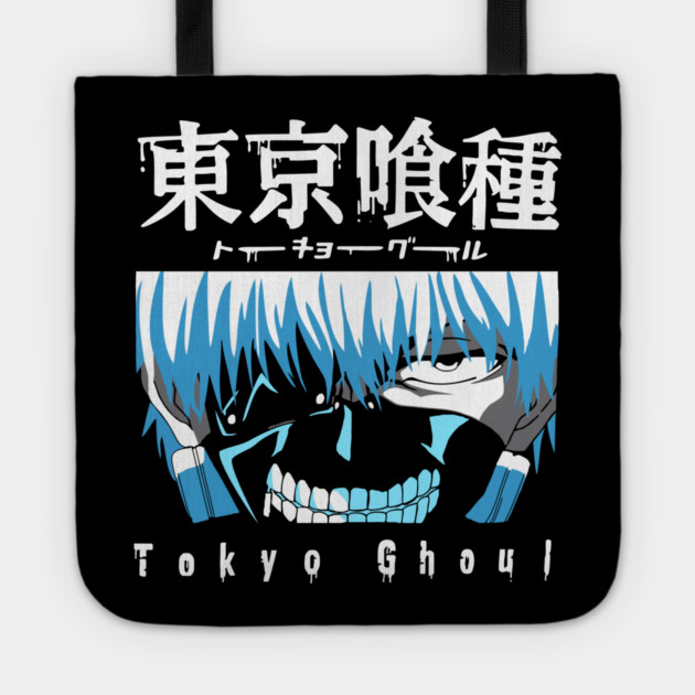 Kaneki Mask Close-Up Tokyo Ghoul Art Tote by Otaku Vibes