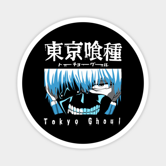 Kaneki Mask Close-Up Tokyo Ghoul Art Magnet by Otaku Vibes