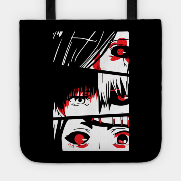 Tokyo Ghoul - Eye Close-Ups Character Panel Tote by Otaku Vibes