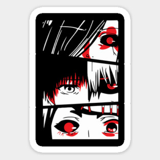 Tokyo Ghoul - Eye Close-Ups Character Panel Sticker