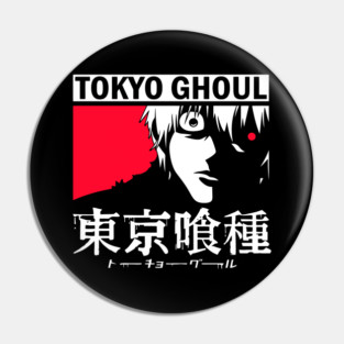 Kaneki with Glowing Red Eye – Tokyo Ghoul Pin