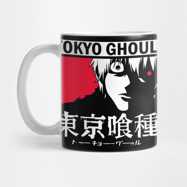 Kaneki with Glowing Red Eye – Tokyo Ghoul by Otaku Vibes