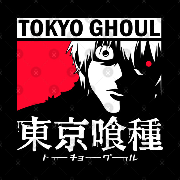 Kaneki with Glowing Red Eye – Tokyo Ghoul by Otaku Vibes