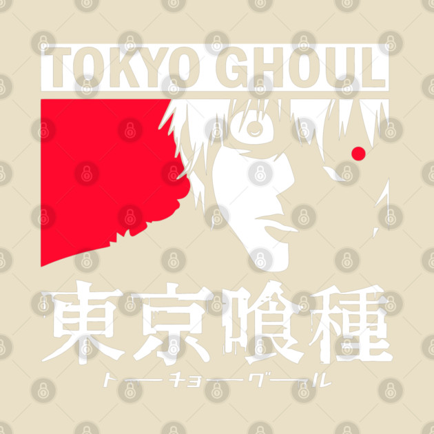 Kaneki with Glowing Red Eye – Tokyo Ghoul by Otaku Vibes