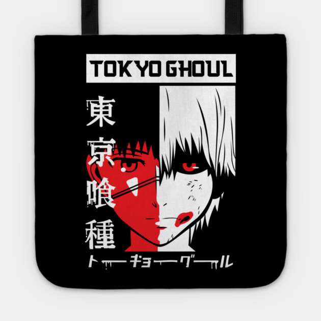 Kaneki - Tokyo Ghoul Split Face Tote by Otaku Vibes