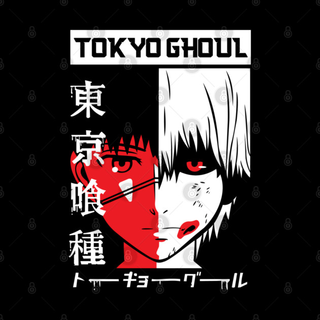 Kaneki - Tokyo Ghoul Split Face by Otaku Vibes