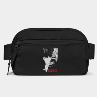 Kaneki Half Mask Tokyo Ghoul Greyscale Bag