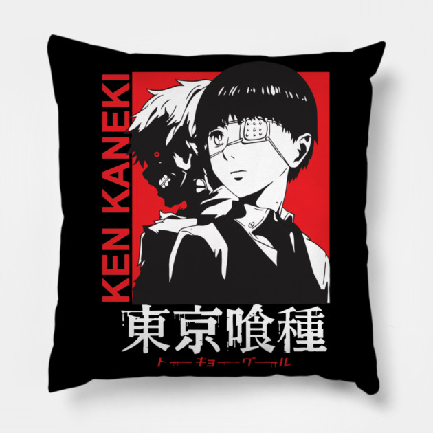 Ken Kaneki Dual Form Tokyo Ghoul Design Pillow by Otaku Vibes