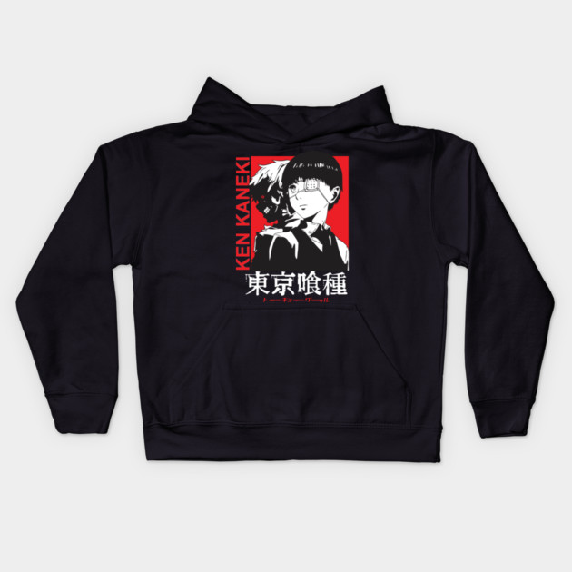 Ken Kaneki Dual Form Tokyo Ghoul Design Kids Hoodie by Otaku Vibes