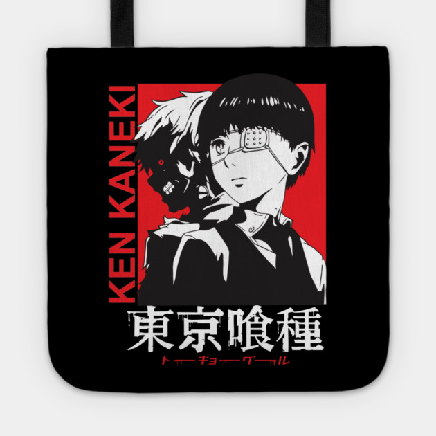 Ken Kaneki Dual Form Tokyo Ghoul Design Tote by Otaku Vibes