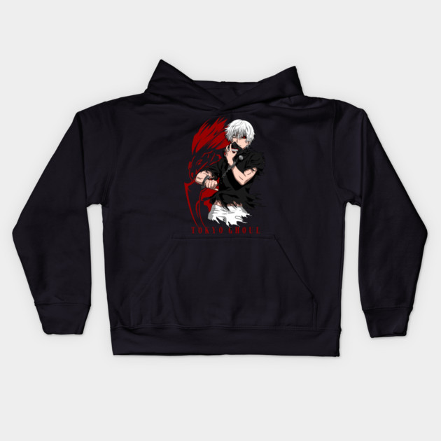 Tokyo Ghoul - Kaneki Transformation Kids Hoodie by Otaku Vibes