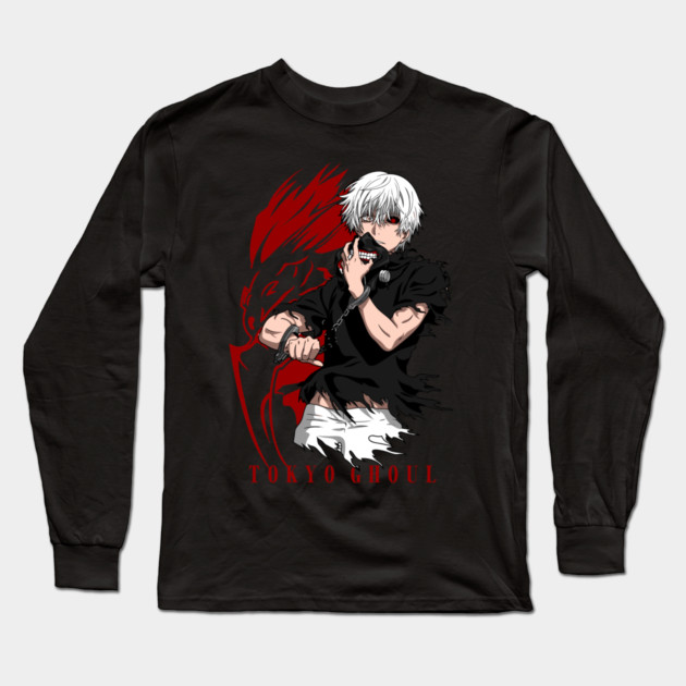 Tokyo Ghoul - Kaneki Transformation Long Sleeve T-Shirt by Otaku Vibes