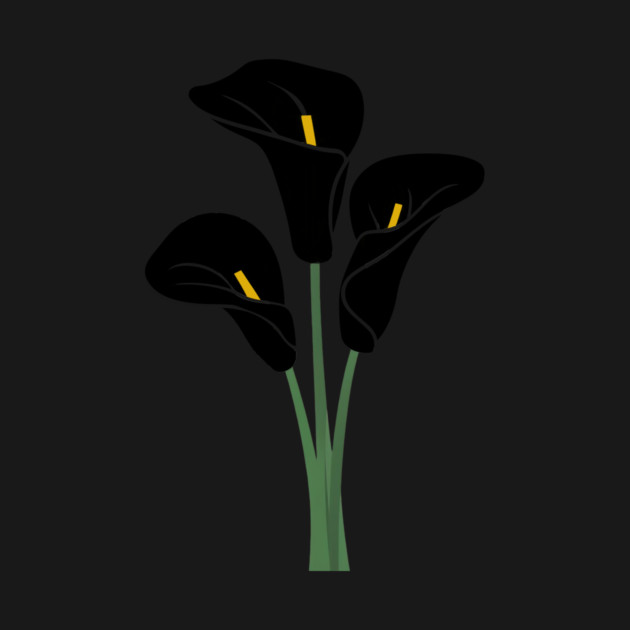 Black Calla lily by CreativeSage