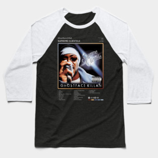 Ghostface Killah Supreme Clientele Tracklist Album - peretz #6823 Baseball T-Shirt