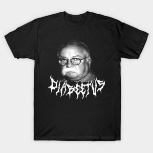 Diabeetus Brutal Death Metal Parody Logo T-Shirt
