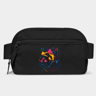 Retro Neon Bumblebee Dart Frog Bag