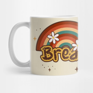 bread // rainbow vintage Mug