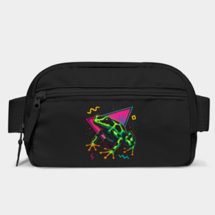 Retro Neon Strawberry Dart Frog Bag