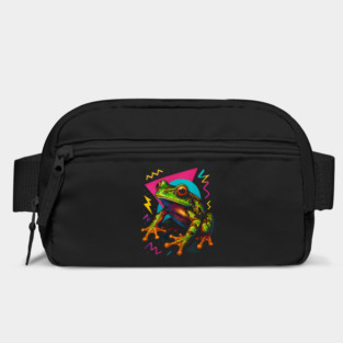 Retro Neon Big Eye Tree Frog Bag
