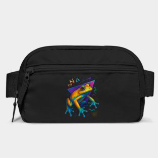Retro Neon Emerald Eye Tree Frog Bag
