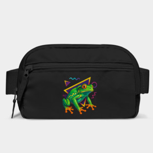 Retro Neon Waxy Monkey Tree Frog Bag