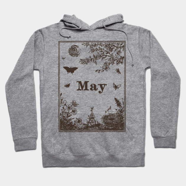 Elegant May Butterflies and Blossoms Hoodie by TuncGK