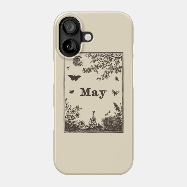 Elegant May Butterflies and Blossoms Phone Case by TuncGK