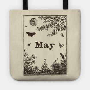 Elegant May Butterflies and Blossoms Tote
