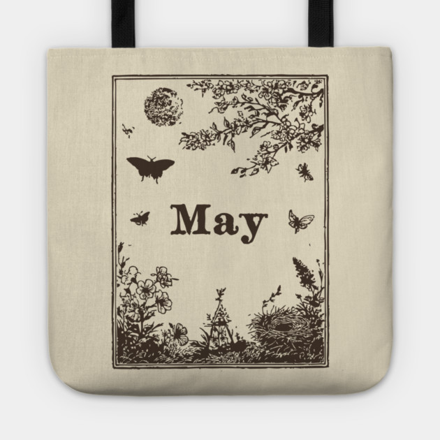 Elegant May Butterflies and Blossoms Tote by TuncGK