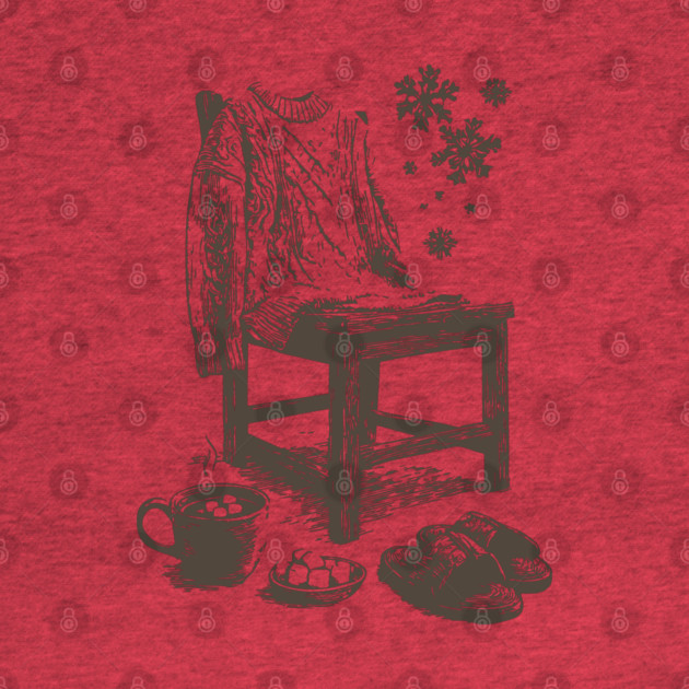 Winter Snowflake Sweater and Coffee by TuncGK