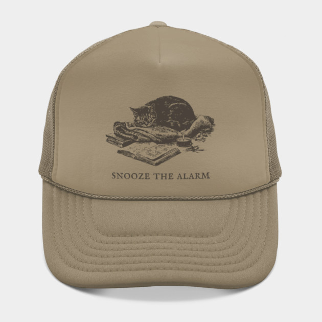 Snooze the Alarm Sleeping Cat by TuncGK