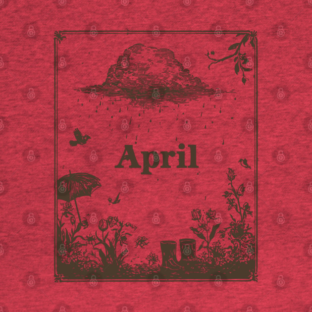 Vintage April Showers Garden by TuncGK