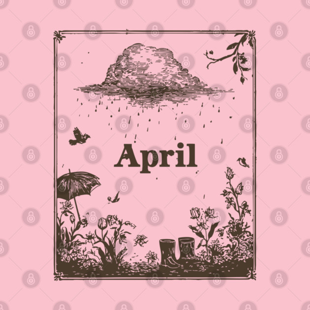 Vintage April Showers Garden by TuncGK
