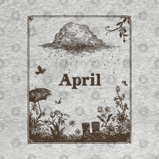 Vintage April Showers Garden by TuncGK