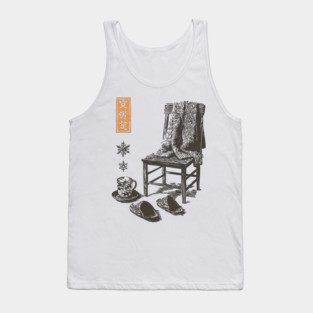 Cozy Winter Sweater and Hot Tea Tank Top